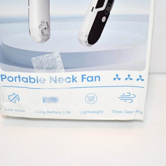 WXX Portable Neck Fan, Rechargeable 360° Cooling Personal Fan, Foldable Quiet We - Picture 5 of 6